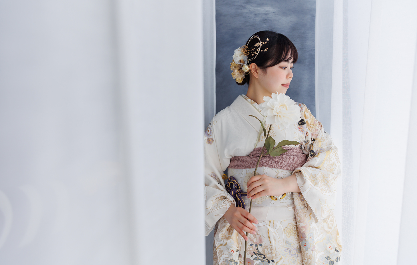 成人式当日撮影inスタジオ