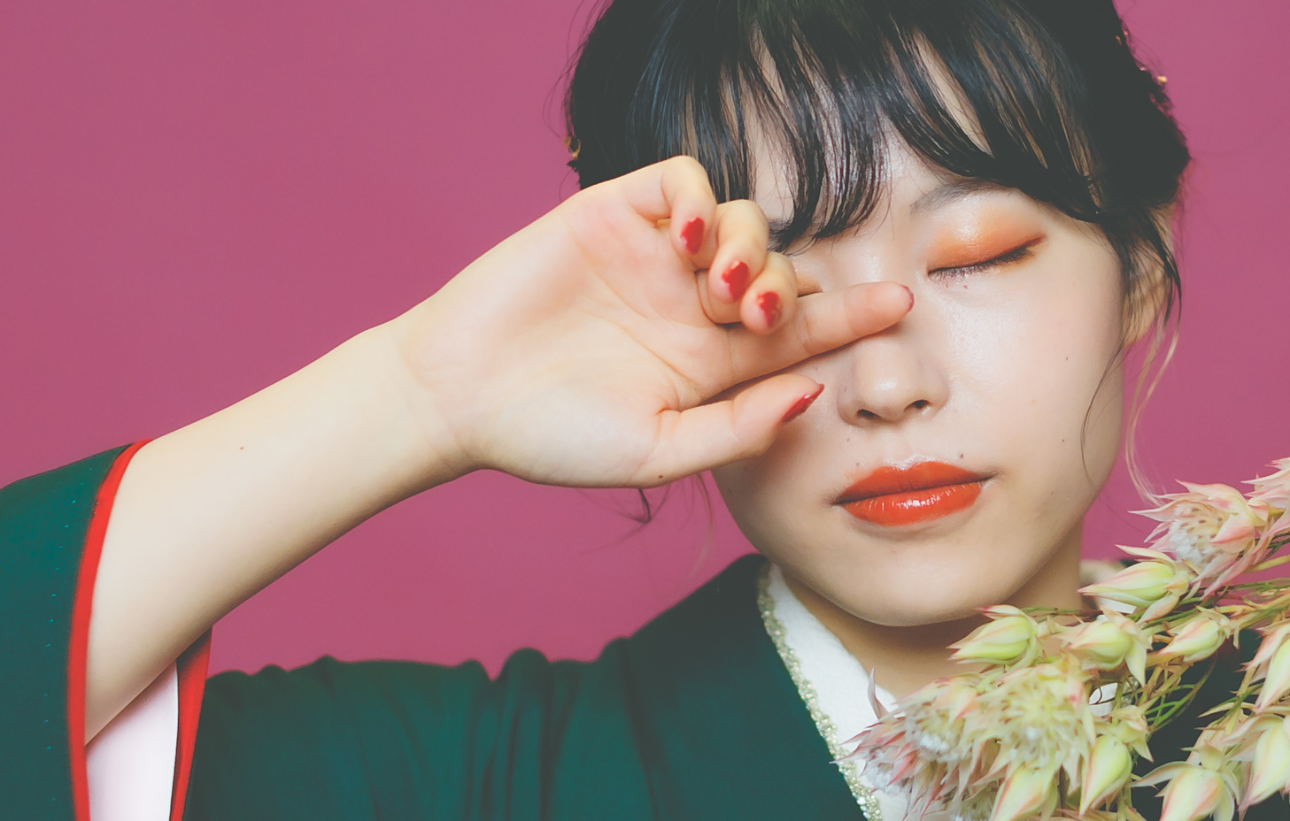 成人式当日撮影inスタジオ