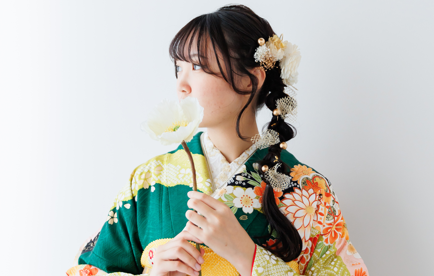 成人式当日撮影inスタジオ