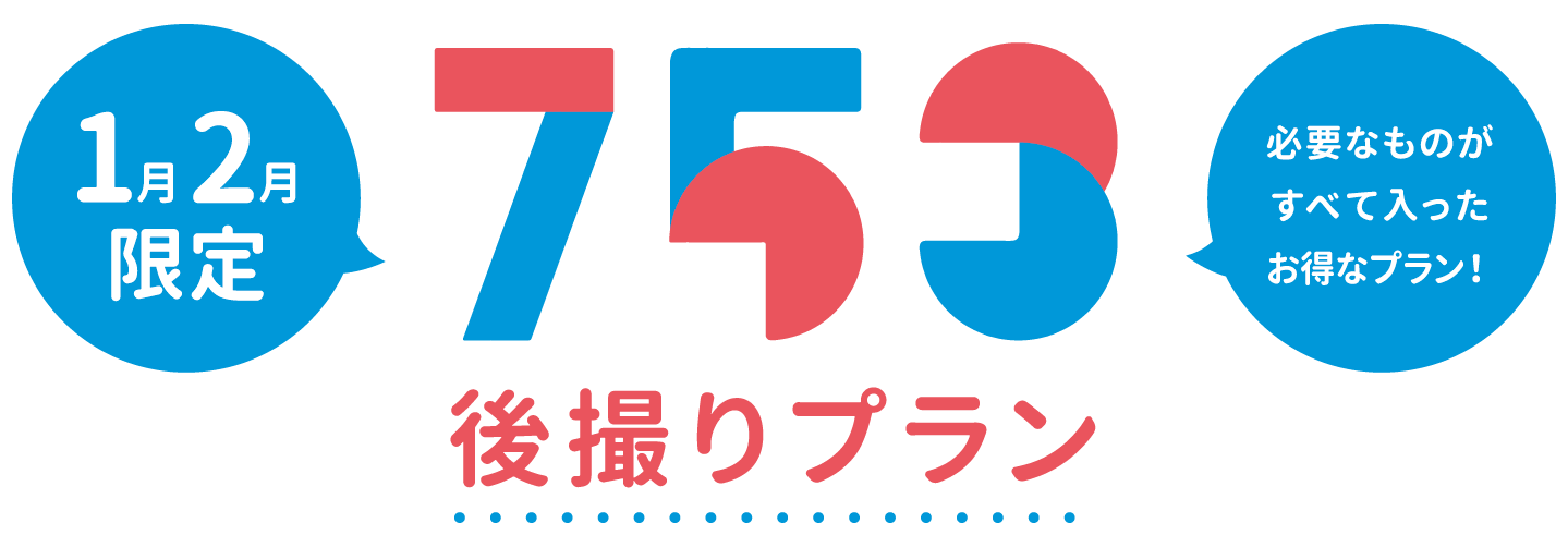 753撮影プラン 753Anniversary